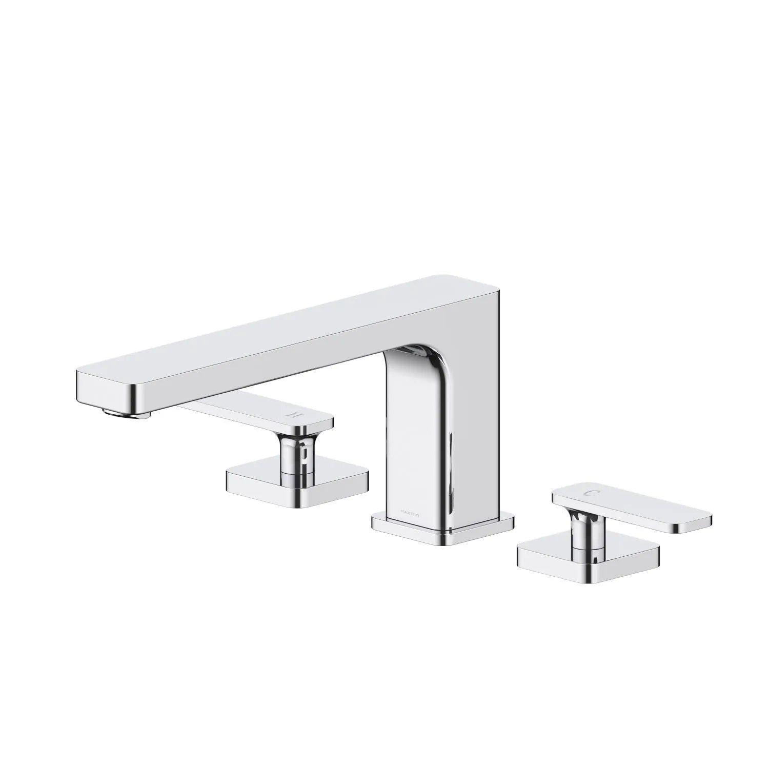 Two-Handle DECO Mount Bathroom Basin or Bathtub Faucet -TF020001 Chrome