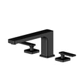 Two-Handle DECO Mount Bathroom Basin or Bathtub Faucet -TF020001 Matte Black