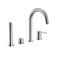 2 Way Deck Mounted Bathtub Faucet – Tub Filler with Handheld Shower – TF020033 Chrome