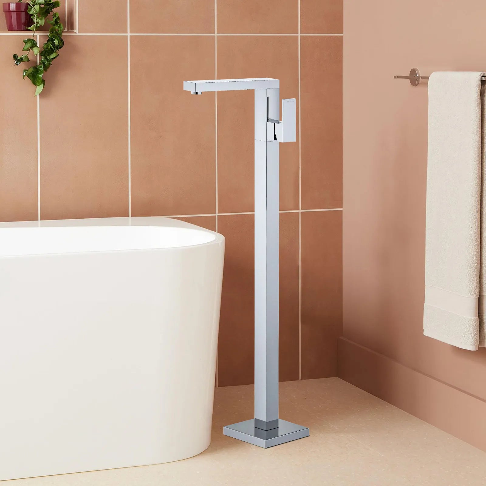 TF021000 Floor Mounted Tub Filler Faucet