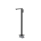 TF021000 Floor Mounted Tub Filler Faucet Brushed Gun Metal