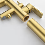 2 Way Free Standing Bathtub Faucet With Hand Shower-TF021003