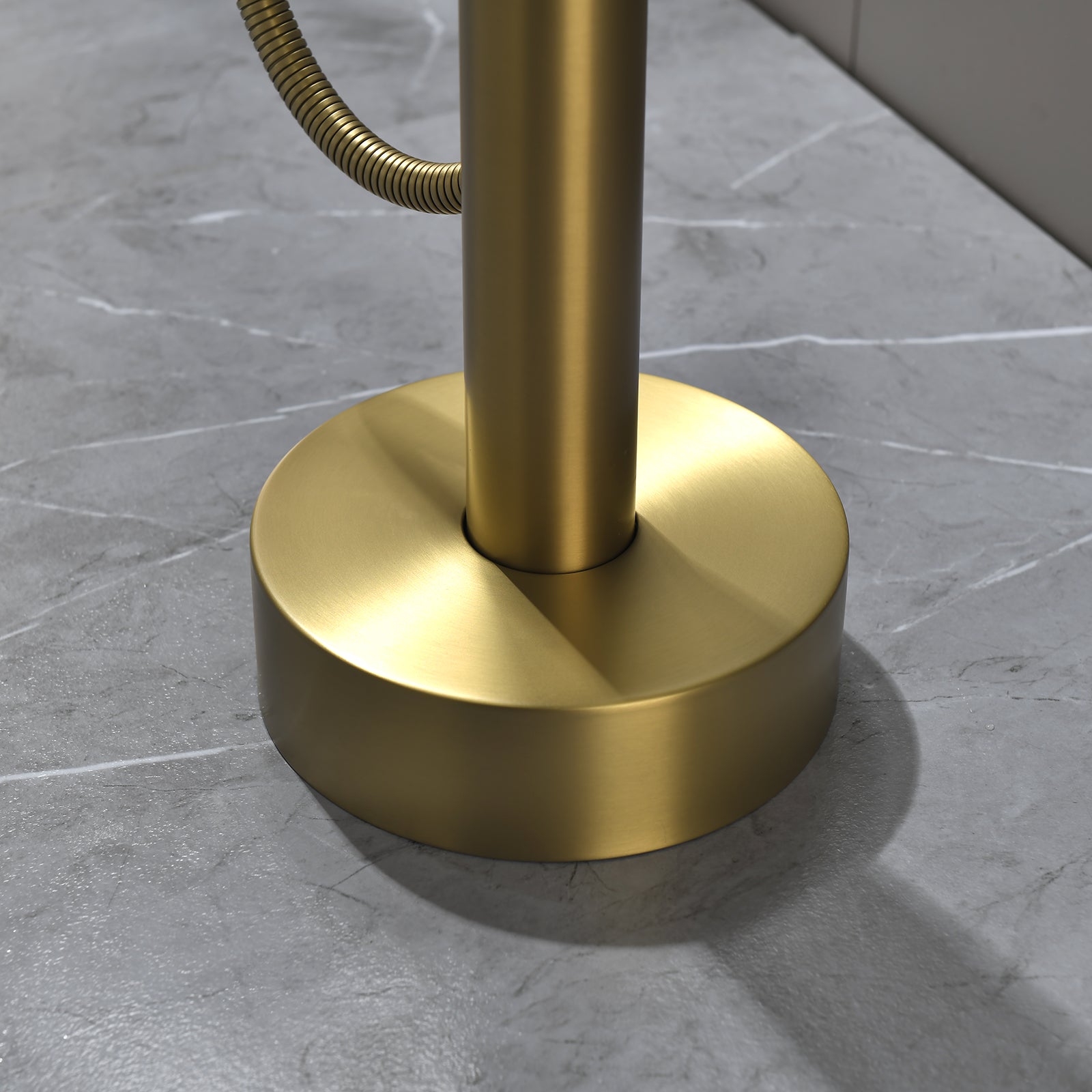 2 Way Free Standing Bathtub Faucet With Hand Shower-TF021003