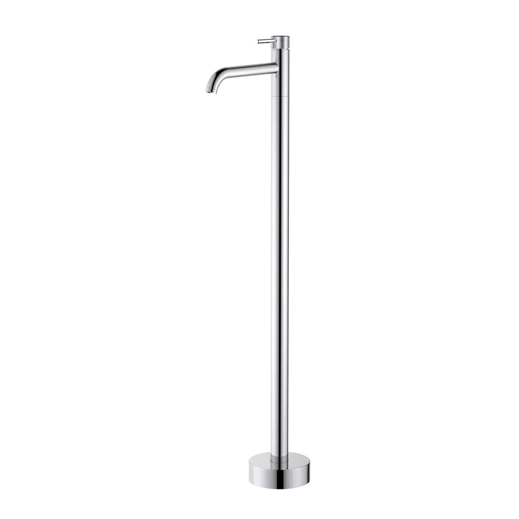 Free Standing Bathtub or Pedestal Basin Faucet – Floor Mounted Mixer Tap – TF021031 Chrome
