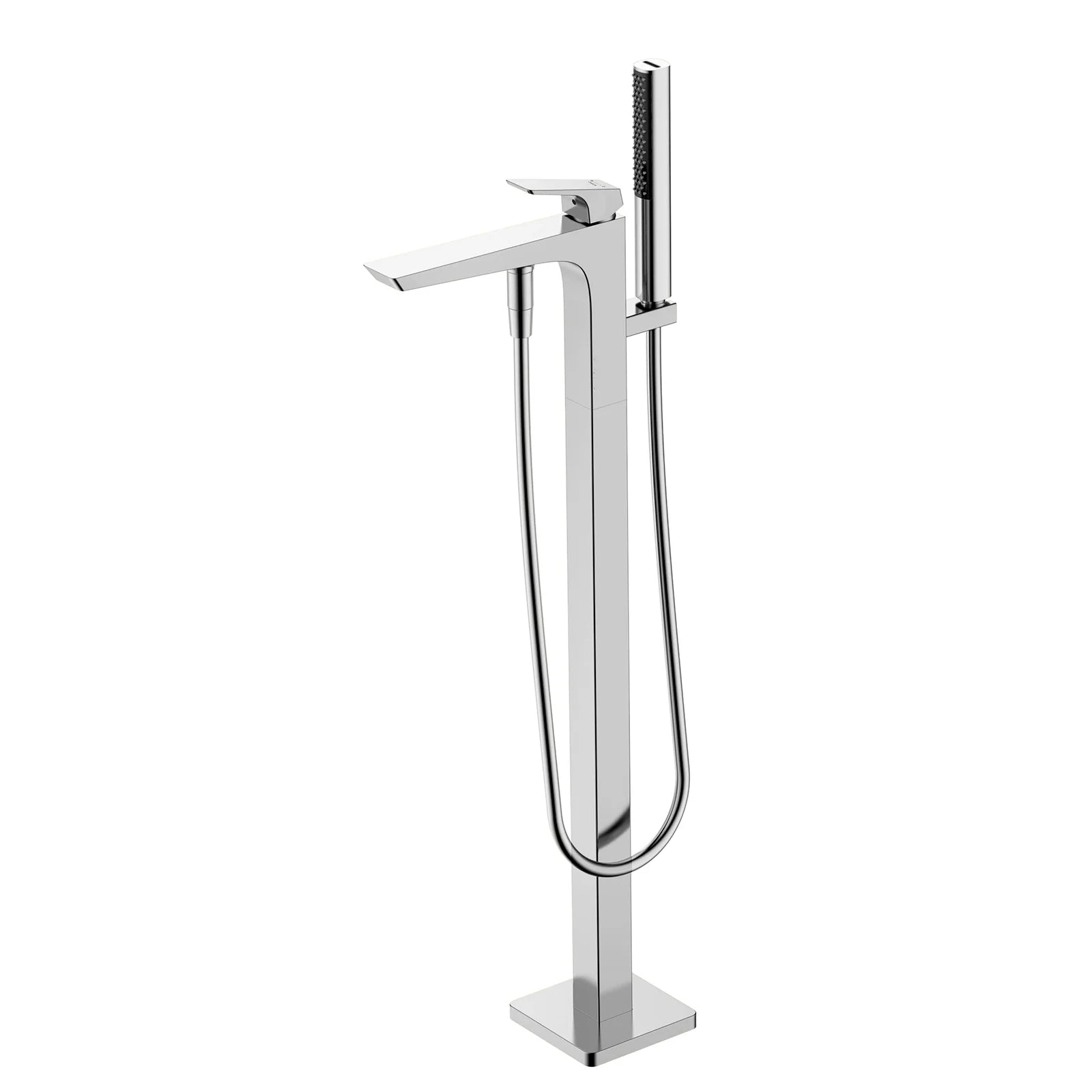 Aurora 2 Way Free Standing Bath Tub Faucet Wiith Shower TF021068 Brushed Nickel