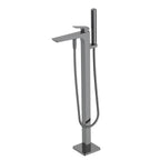 Aurora 2 Way Free Standing Bath Tub Faucet Wiith Shower TF021068 Brushed Gun Metal