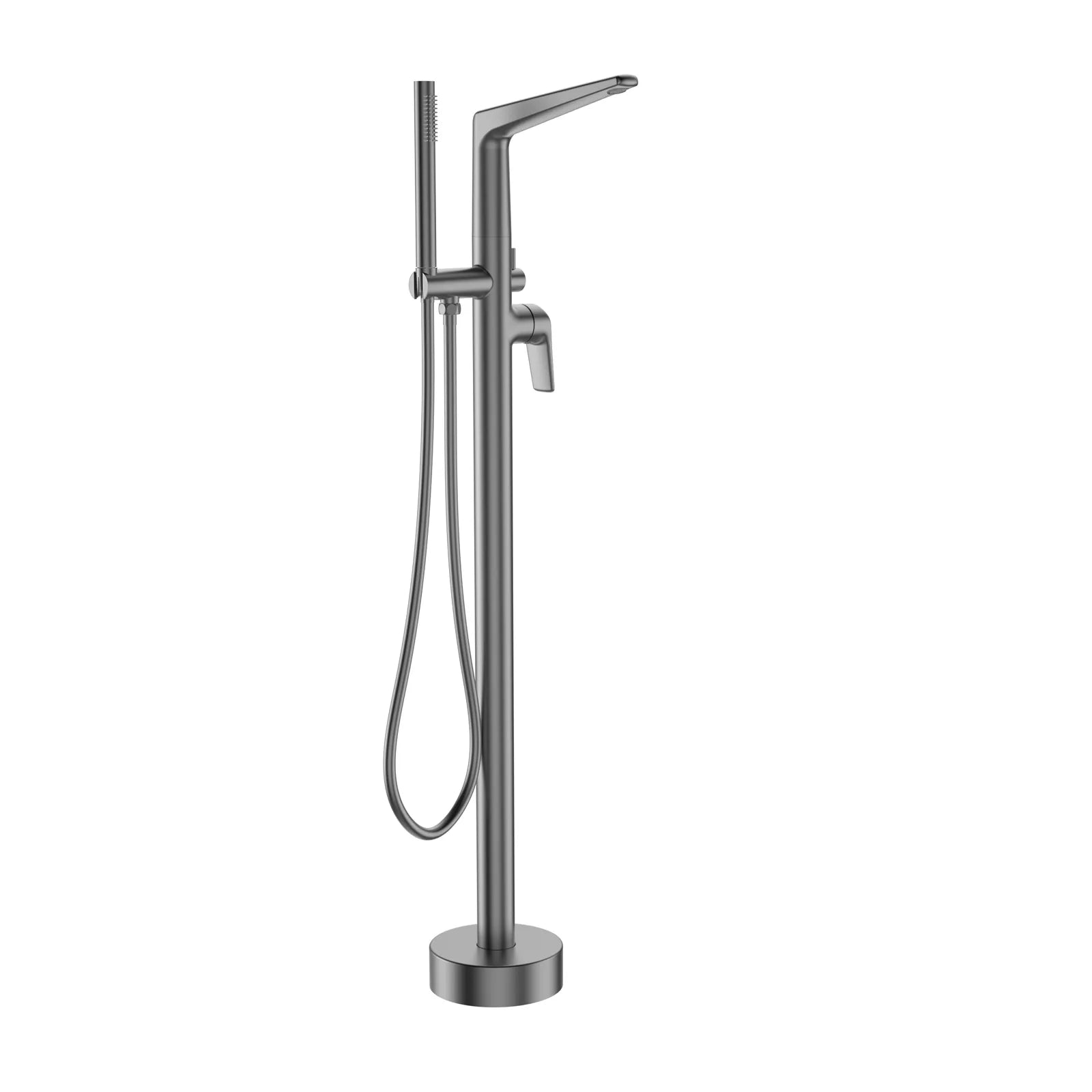 Kris Luxury Free Standing Bathtub Faucet with Hand Shower-TF021070 Brushed Gun Metal