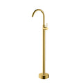 1 Way Free Standing Bathtub / Pedestal Basin Faucet-TF021106 Brushed Gold