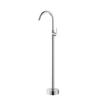 1 Way Free Standing Bathtub / Pedestal Basin Faucet-TF021106 Chrome