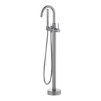 Circular AXTOR Free Standing Bathtub Faucet – with Handheld Shower – TF021204 Brushed Gun Metal