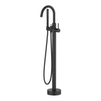 Circular AXTOR Free Standing Bathtub Faucet – with Handheld Shower – TF021204 Matte Black