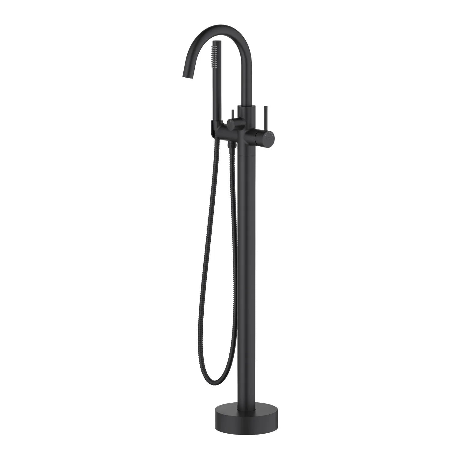 Circular AXTOR Free Standing Bathtub Faucet – with Handheld Shower – TF021204 Matte Black