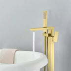 TF021300 Floor Mounted Bathtub Faucet with Hand Shower