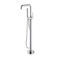 Circular Freestanding Bathtub Faucet With Brass Tripod Installation-TF021305 Chrome