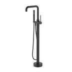 Circular Freestanding Bathtub Faucet With Brass Tripod Installation-TF021305 Matte Black