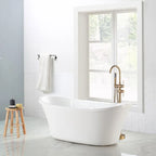 Circular Free Standing Bathtub Faucet with Hand Shower TF021404