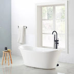 Circular Free Standing Bathtub Faucet with Hand Shower TF021404