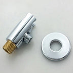 Brass Wall Elbow with Shower Holder – 1/2" Male Inlet & Outlet – WE05