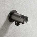 Brass Wall Elbow with Shower Holder – 1/2" Male Inlet & Outlet – WE05