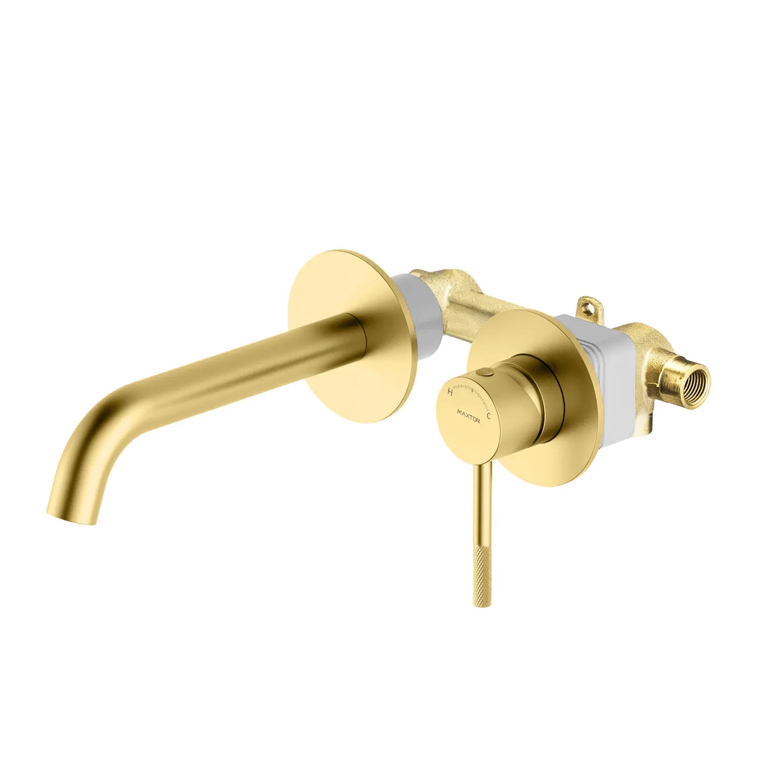 Circular Wall Concealed Basin Faucet AB002204 Brushed Gold