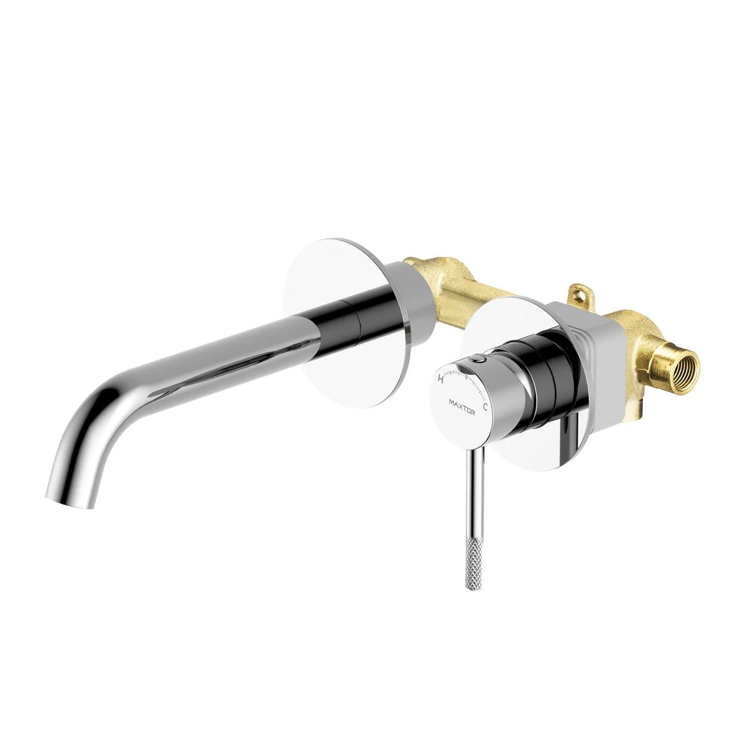 Circular Wall Concealed Basin Faucet AB002204 Chrome