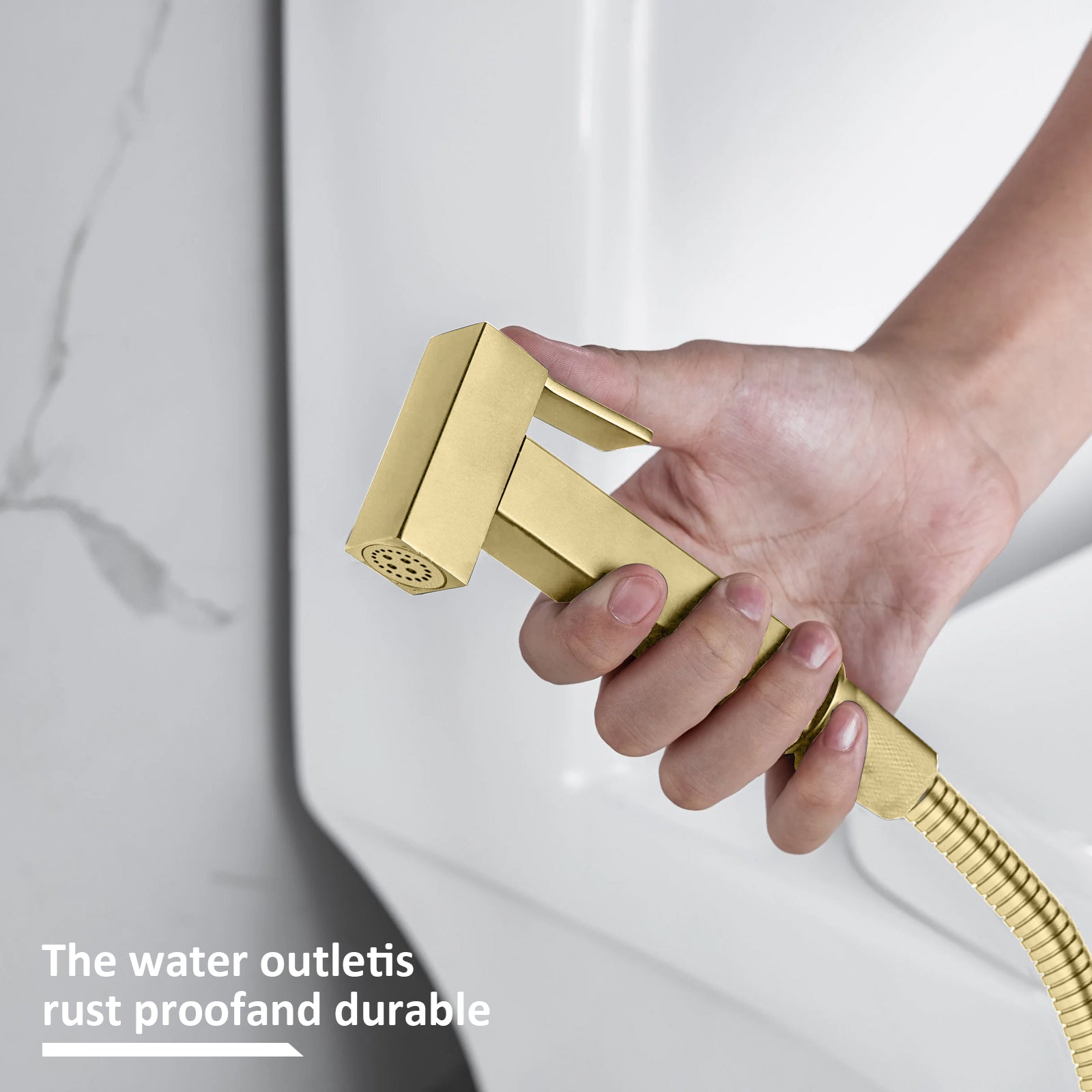 Wall Concealed Hot & Cold Water Bidet Spray Set-AB040200