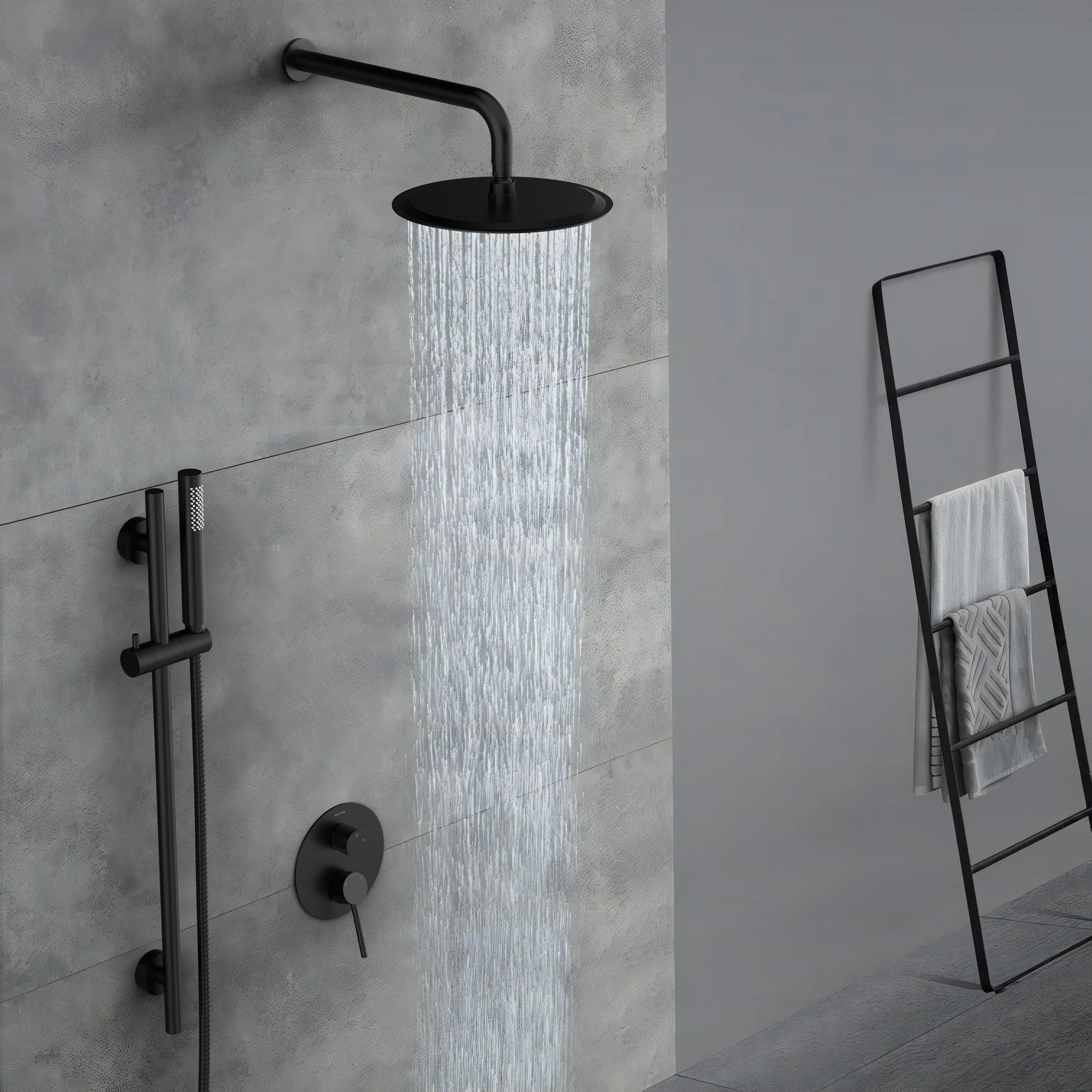 Circular 3 Way Shower Column System AB403004