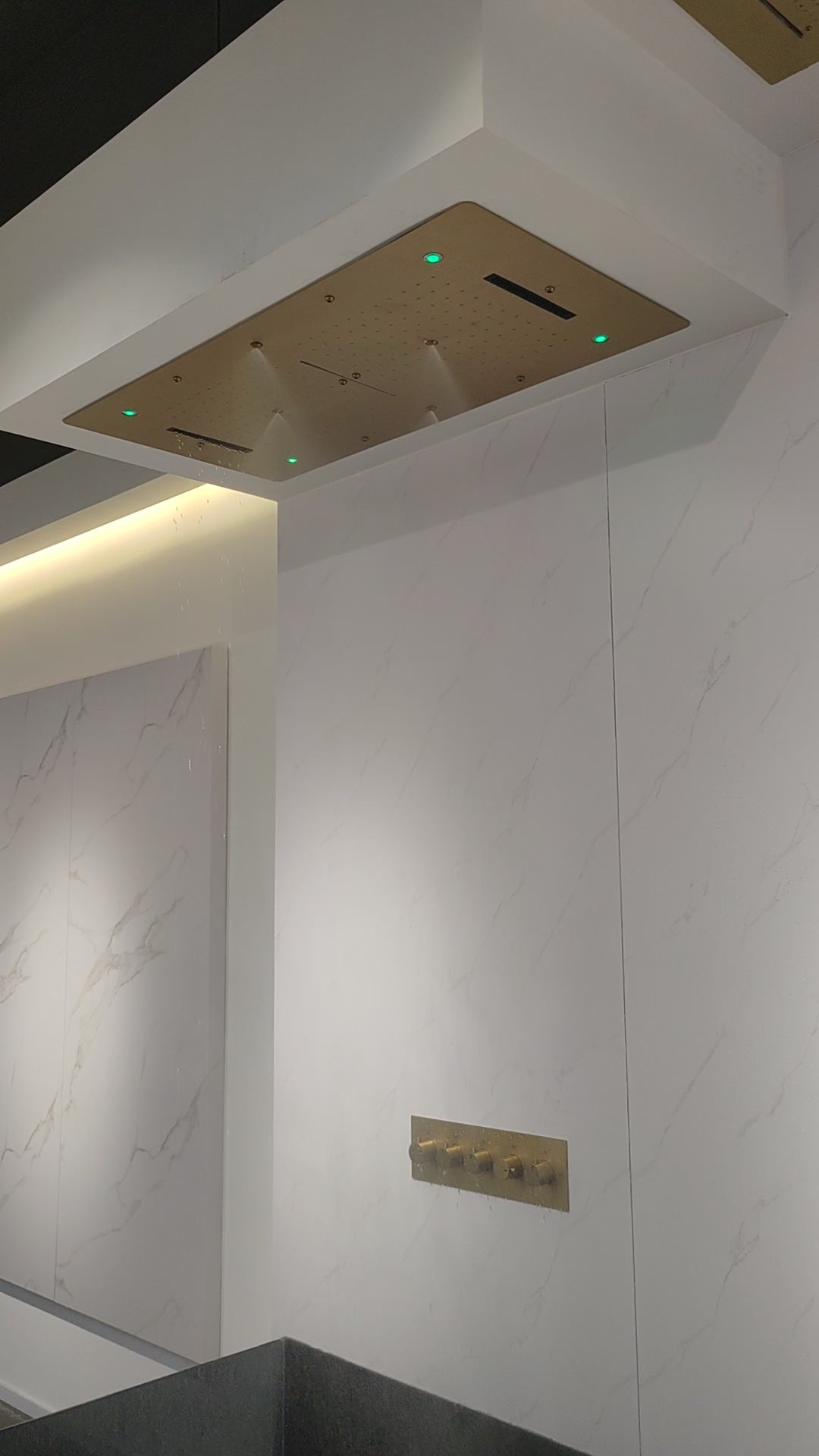 MAXTOR 1000x500mm 5-Function LED Ceiling Rain Shower-SHE2009